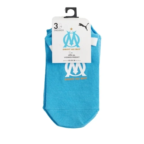 Lot De 3 Paires De Socquettes OM Bleu