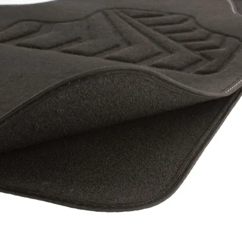 Jeu De Tapis Moquette Universel OM Noir
