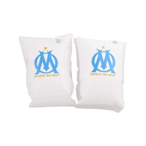 Paire De Brassards OM Blanc Et Bleu