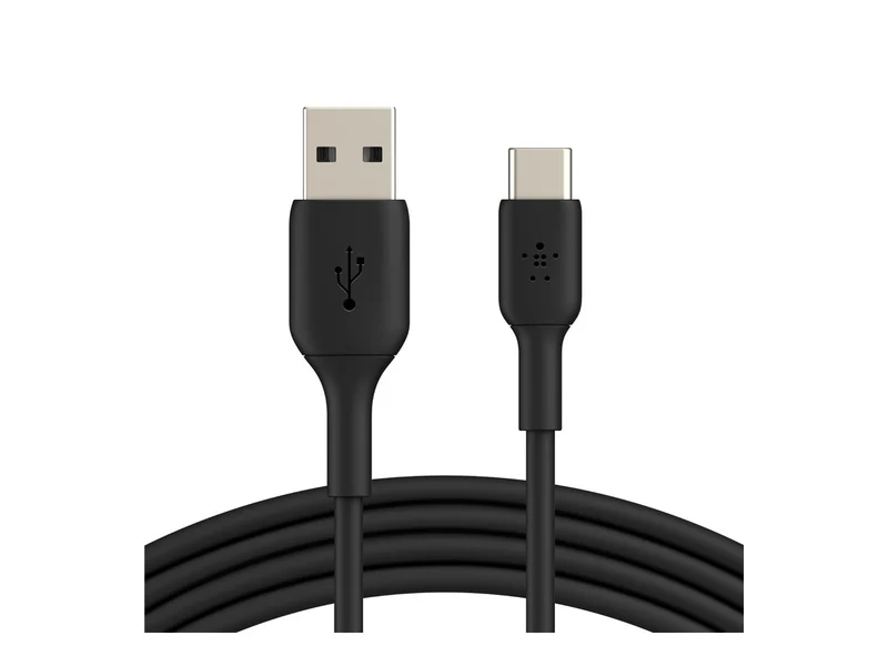 Belkin Câble USB-A vers USB-C 1 m tréssé Noir