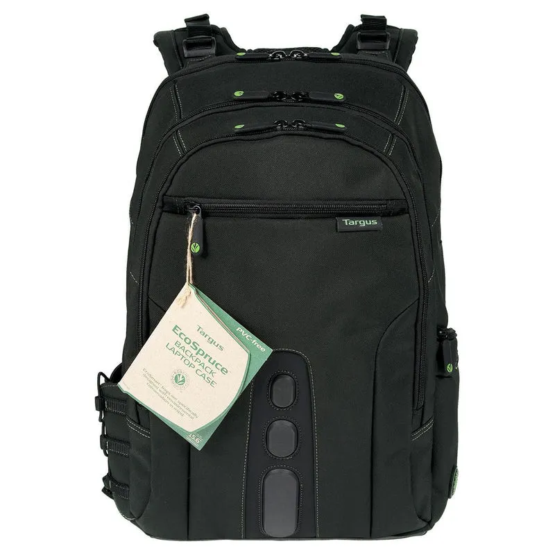 EcoSpruce Sac à dos pour ordinateur portable 15.6" - Noir