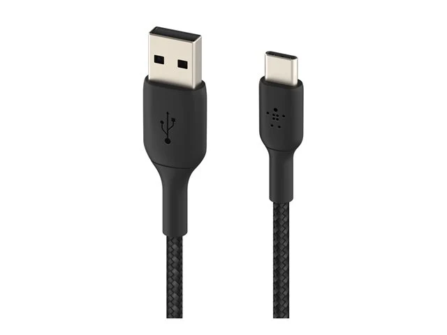 Belkin Câble tressé USB-A USB-C 2m Noir