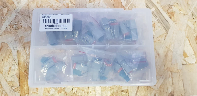 Kit de connecteurs de style Deutsch / 2 voies / paquet de 20