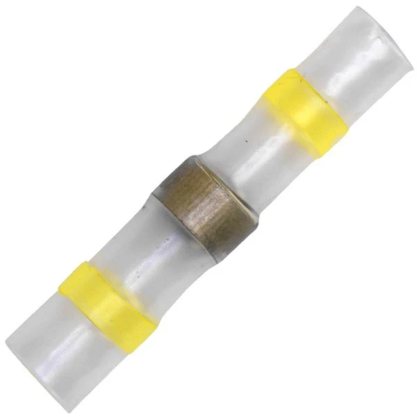 Connecteurs thermorétractables à souder Jaune - Paquet de 25