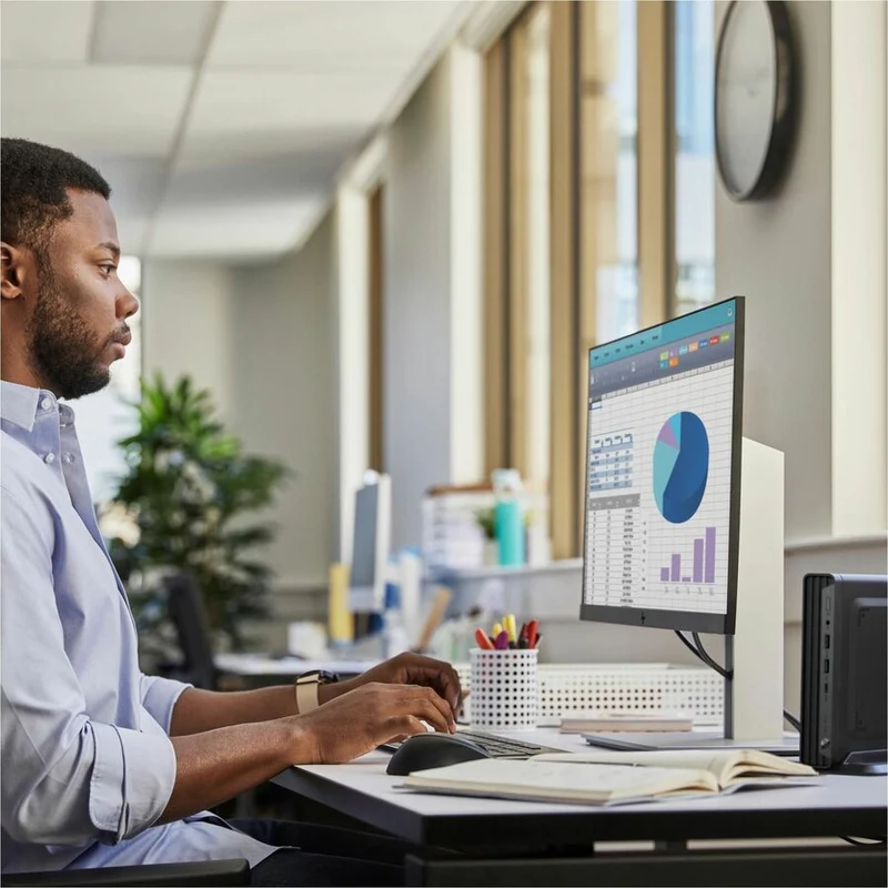Ordinateur de bureau HP Pro Mini 400 G9 - Intel Core i5 14e génération i5-14500T - Technologie vPro - 8 Go - SSD 256 Go - Mini ordinateur de bureau A70P6UT#ABA