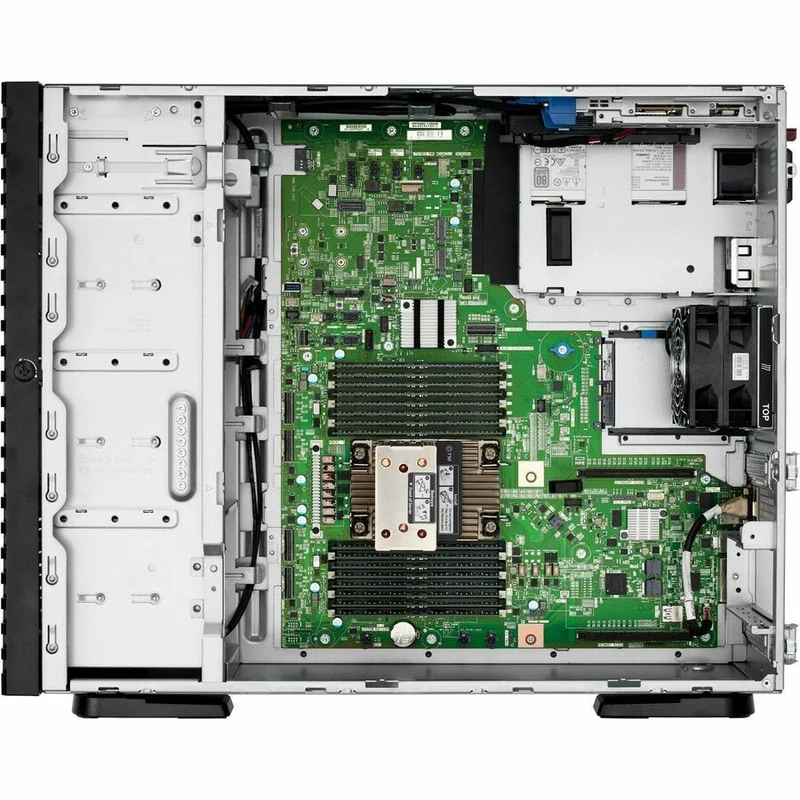 Serveur tour HPE ProLiant ML110 G11 4.5U - 1 x Intel Xeon Silver 4514Y 2 GHz - 64 Go de RAM - 1.92 To SSD - (2 x 960 Go) Configuration SSD - Contrôleur Serial ATA, Serial Attached SCSI (SAS) P71687-005