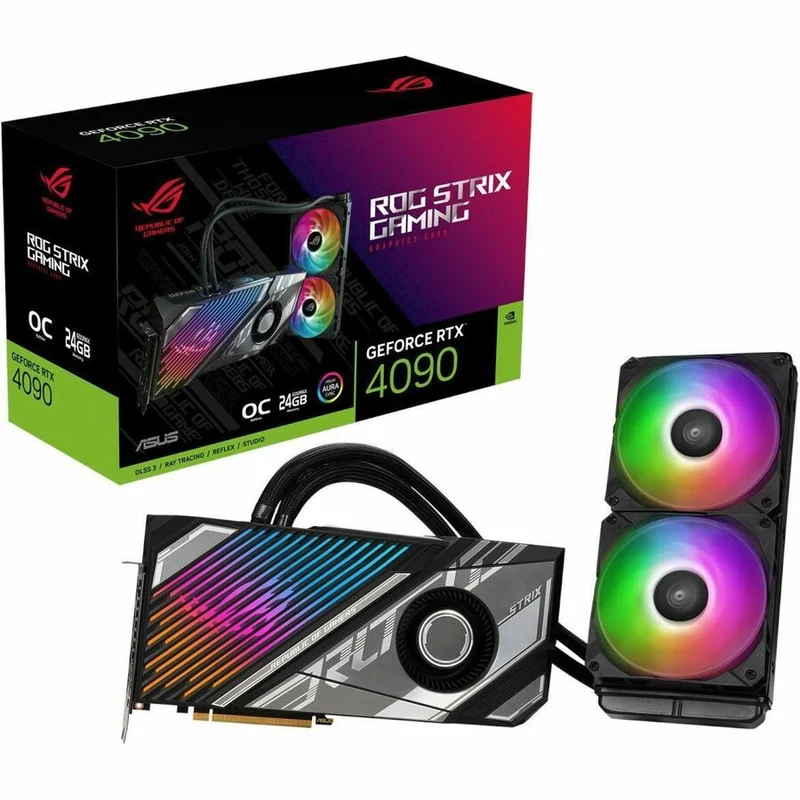 Carte graphique Asus ROG NVIDIA GeForce RTX 4090 - 24 Go GDDR6X ROGSTRIXLCRTX4090O24GGAM