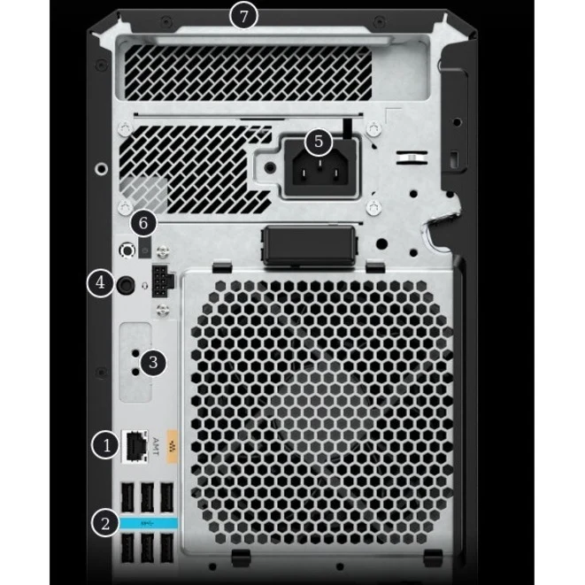 Station de travail HP Z4 G5 - 1 x Intel Xeon w3-2425 - Technologie vPro - 16 Go - SSD 512 Go - Tour - Noir 7X9F5UT#ABA