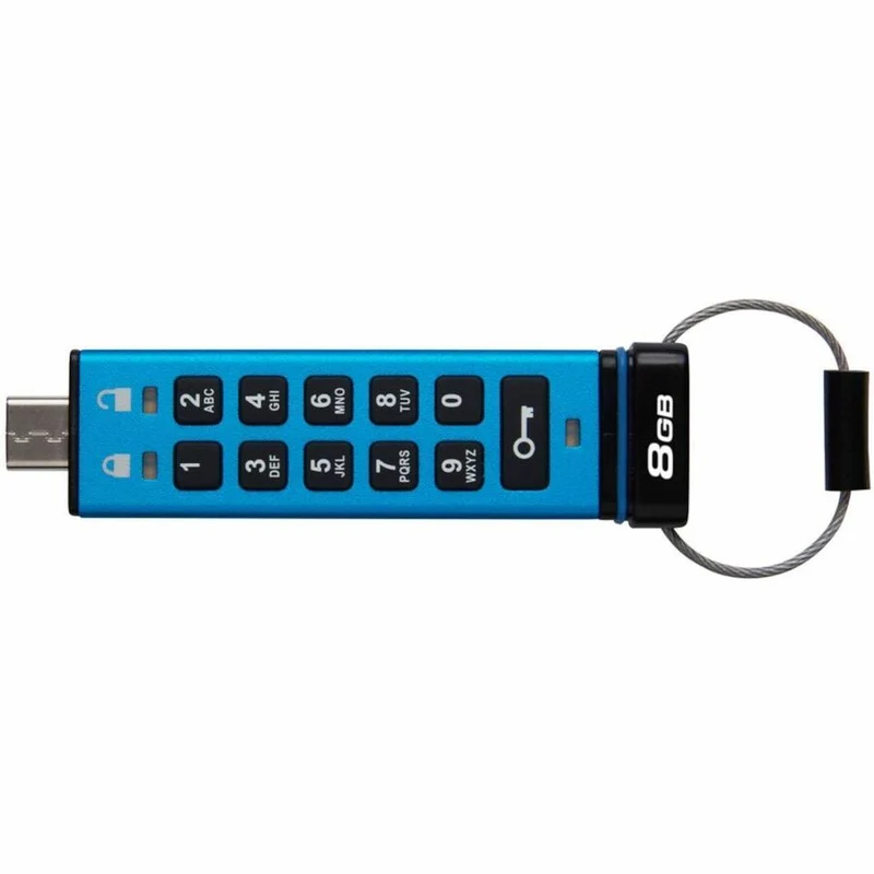 Clé USB 200 (Gen 8) Type C IronKey Keypad 3.2 1 Go IKKP200C/8 Go