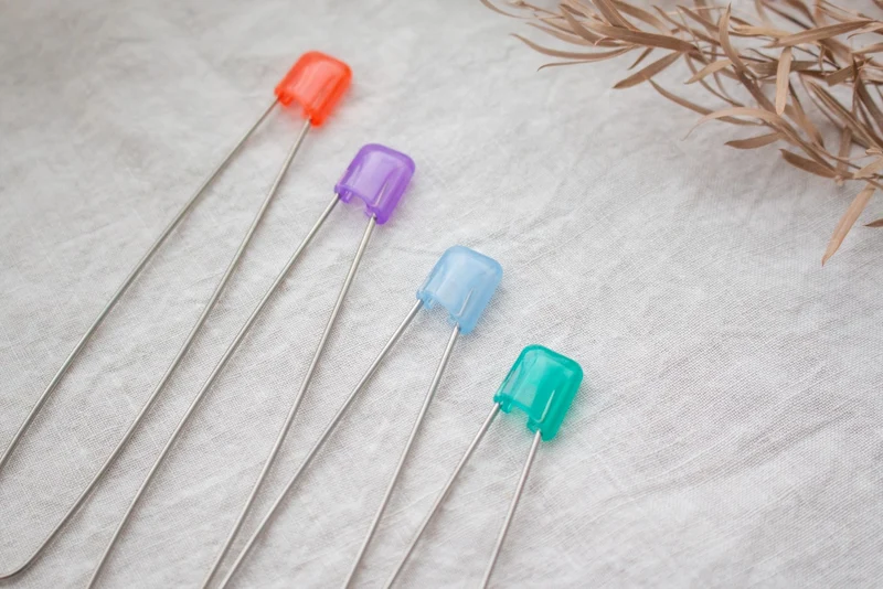 ka seeknit attache-mailles en acier inoxydable long* nouveau