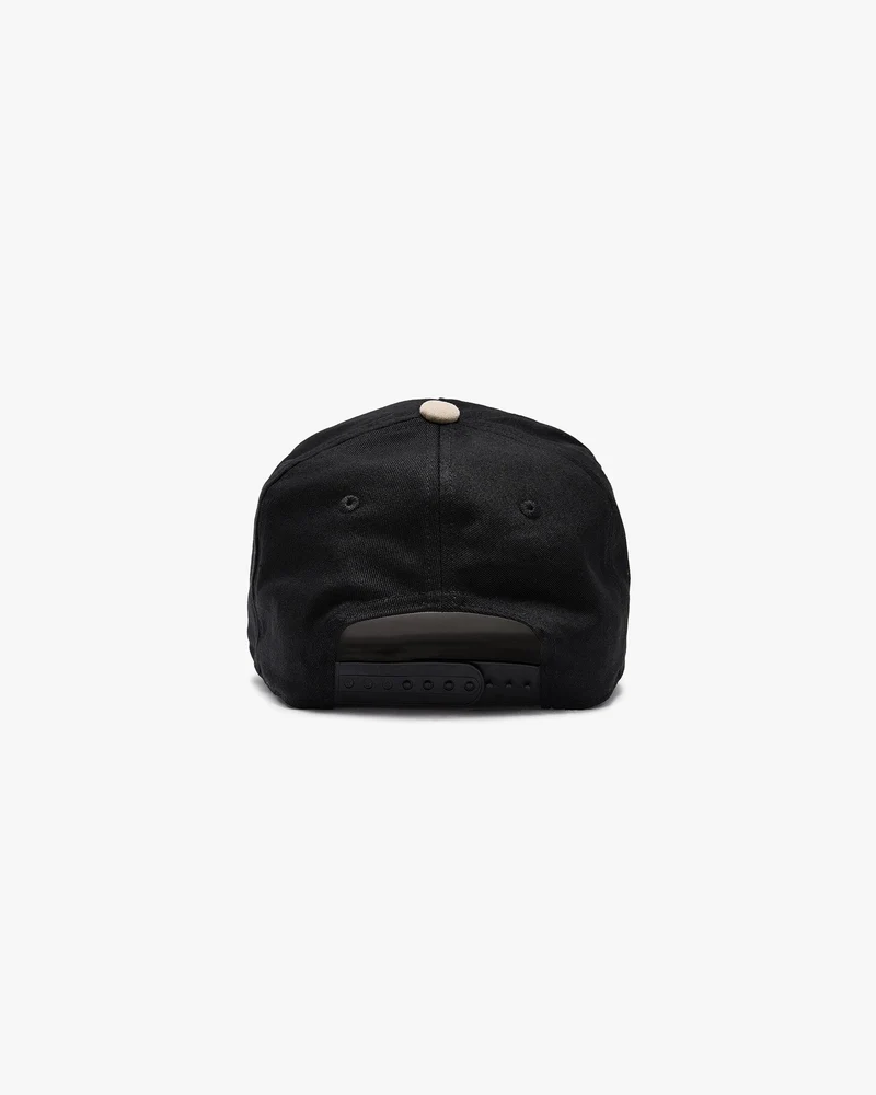 Initial Crest Cap - Jet Black