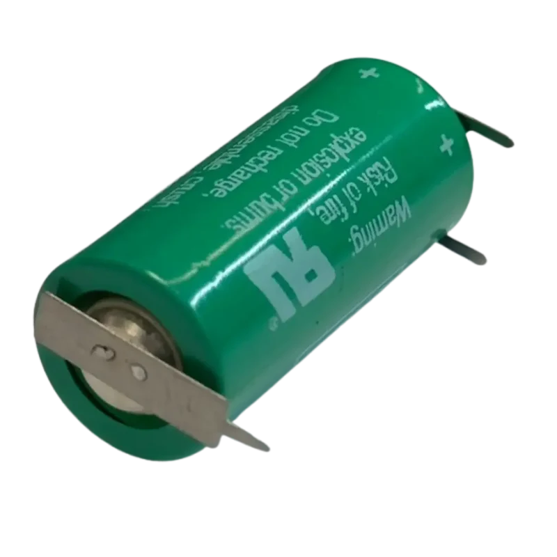 Pile Lithium Varta 3V CR 2/3AA avec languettes à souder sur C.I
