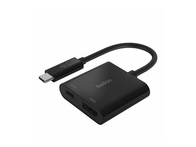 Belkin Adaptateur USB-C HDMI, 60W, noir
