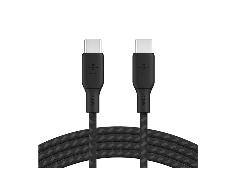 Belkin Câble USB-C vers USB-C 100W Tressé 2m Noir