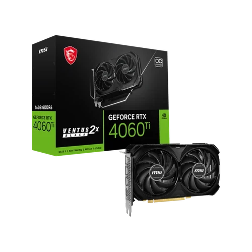 MSI RTX 4060 Ti VENTUS 2X BLACK 16G OC