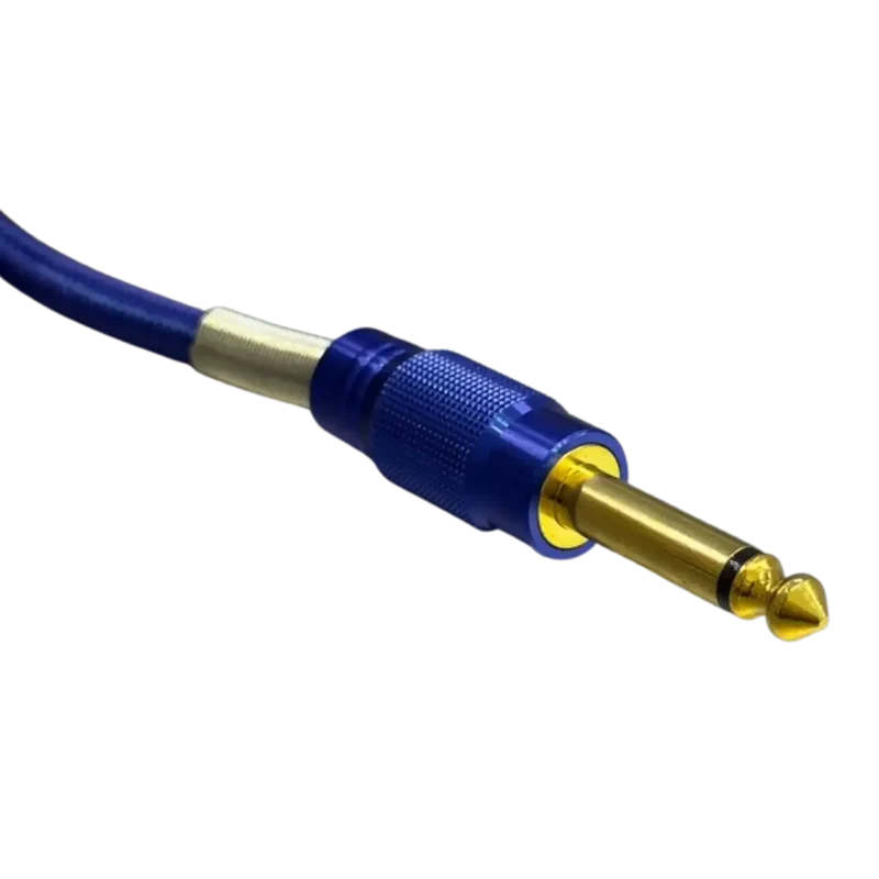 Câble d'alimentation pour machine de tatouage RCA vers JACK 6.35mm 1.8M