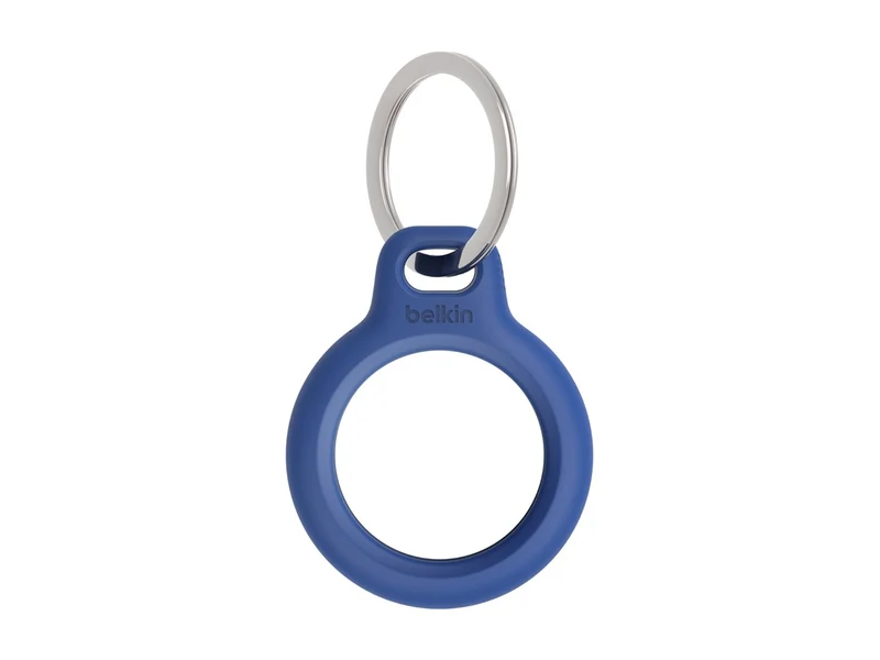 Support Airtag Belkin Bleu
