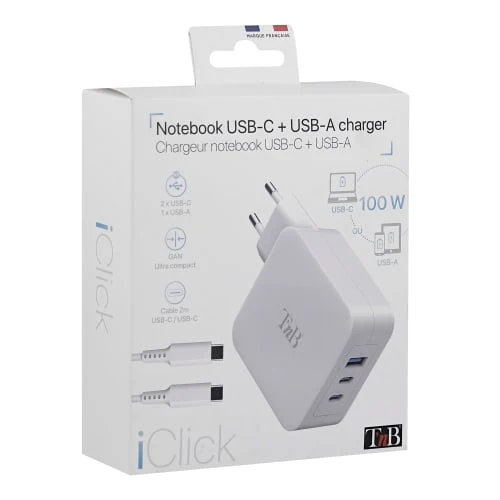 Chargeur compact 100W Blanc