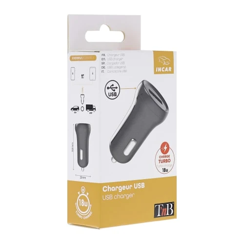 Chargeur allume-cigares USB 18W