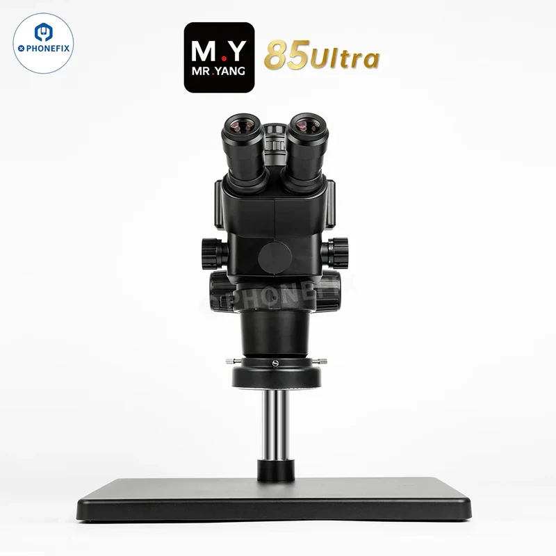 Microscope YCS Mr.Yang 85 Ultra HD pour la réparation de soudures électroniques et de circuits imprimés