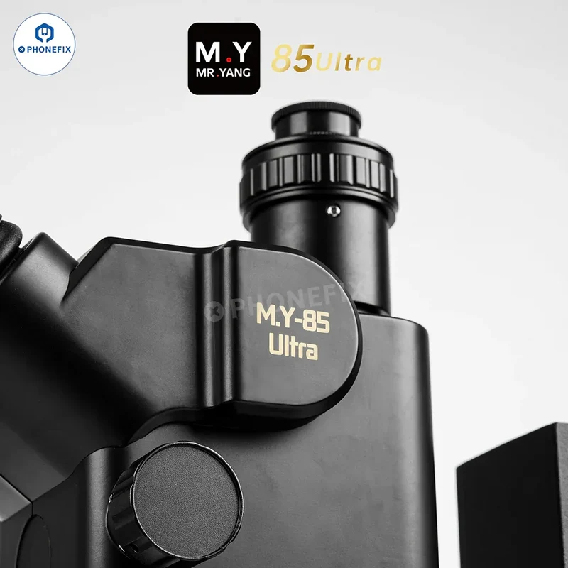 Microscope YCS Mr.Yang 85 Ultra HD pour la réparation de soudures électroniques et de circuits imprimés