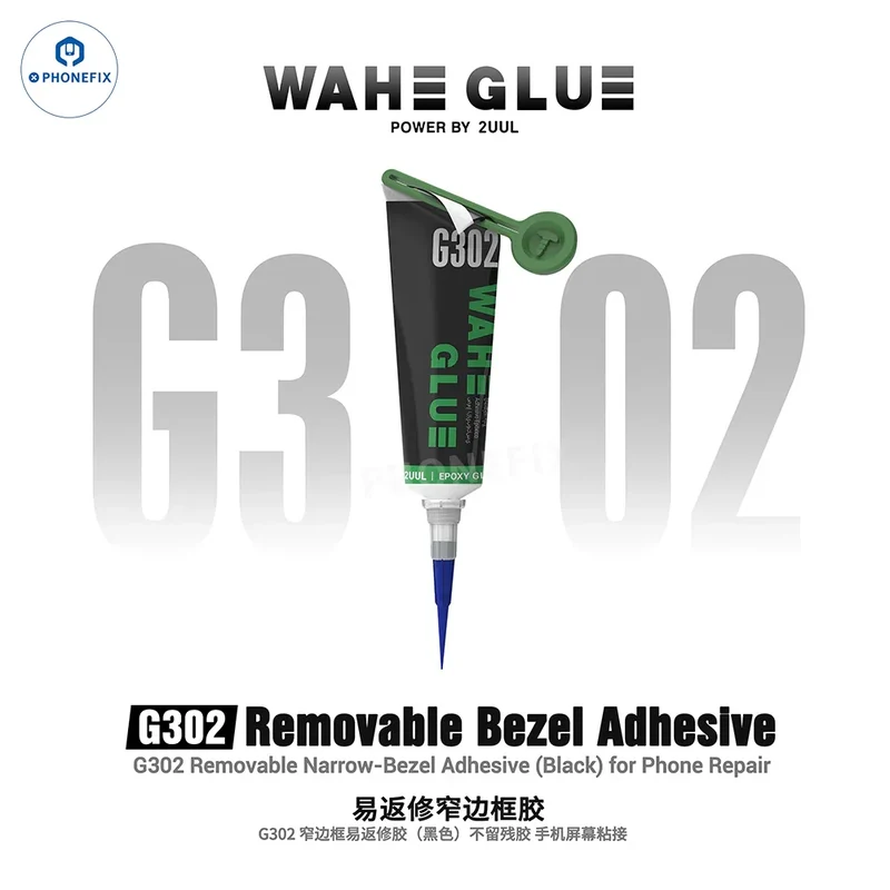 Colle 2UUL G301 G302 WAHE pour écran de téléphone à bords étroits