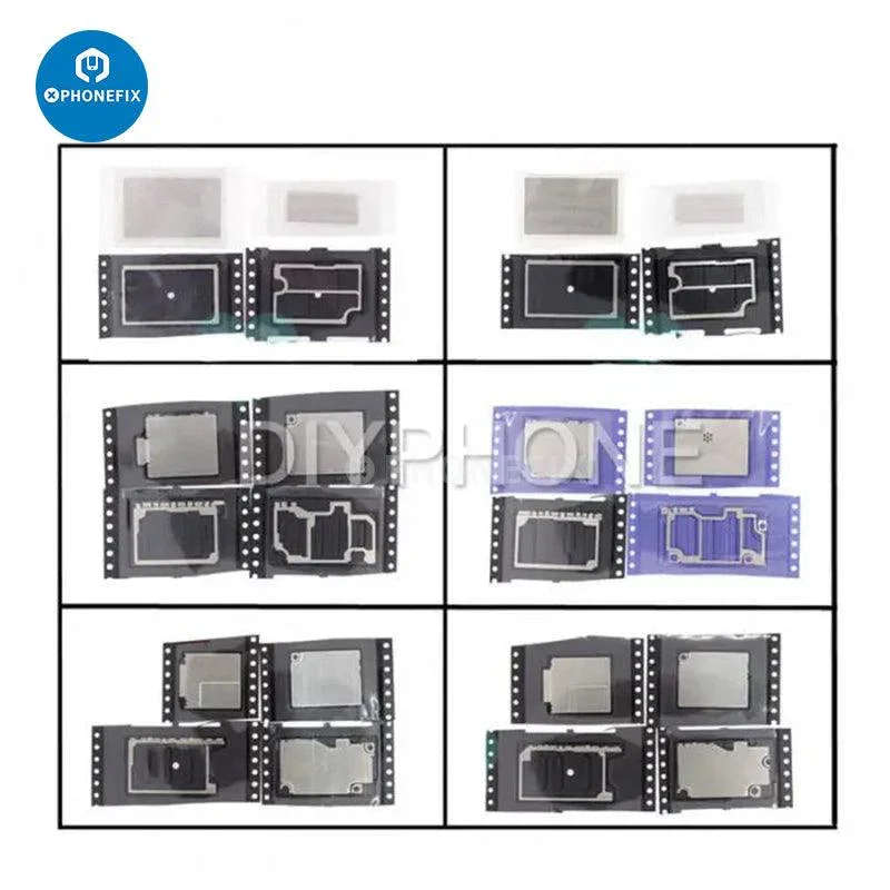 Ensemble de protection thermique en métal pour carte mère d'iPhone 8 à 17 Pro Max