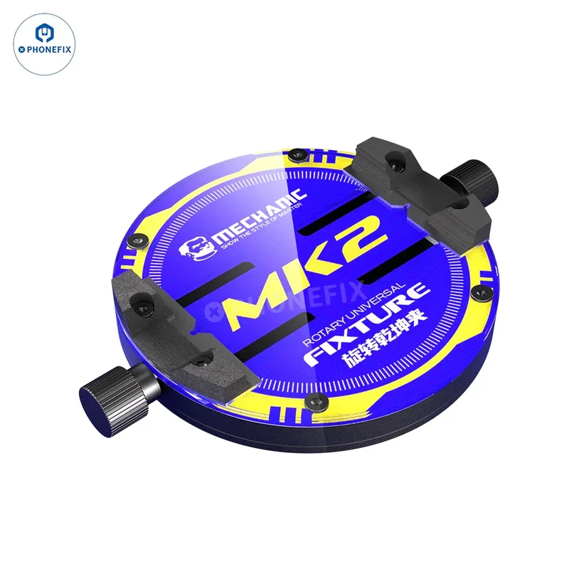 MECHANIC MK2 Support rotatif universel en verre pour la réparation de circuits imprimés de téléphones