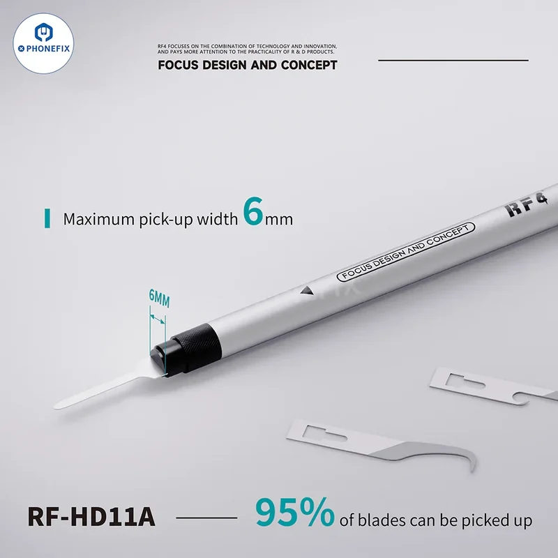Kit de grattoirs à lames pour la réparation de téléphones RF4 RF-HD11A RF-HD12B RF-KH13A