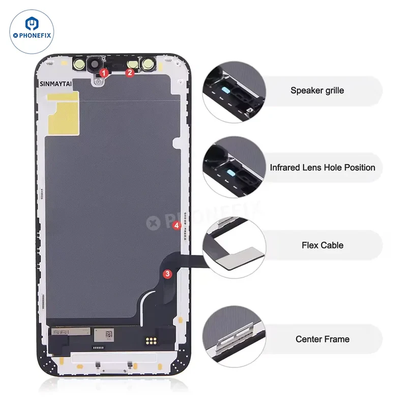 Écran OLED DD de remplacement pour iPhone 11-17 Pro Max