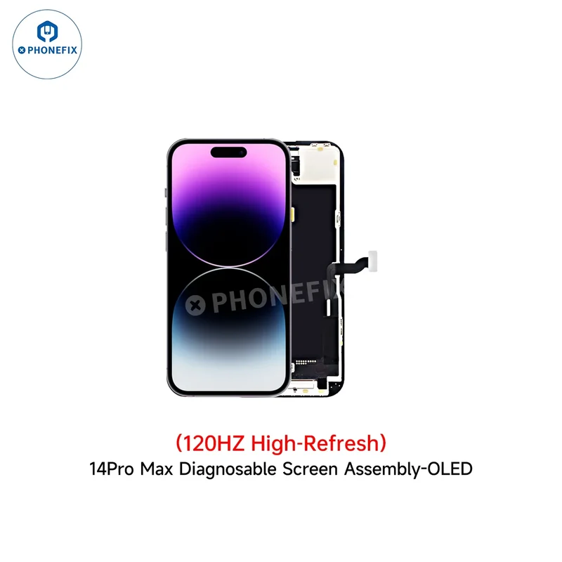 Écran OLED de diagnostic JCID pour iPhone 12-16, aucun transfert de circuit intégré requis