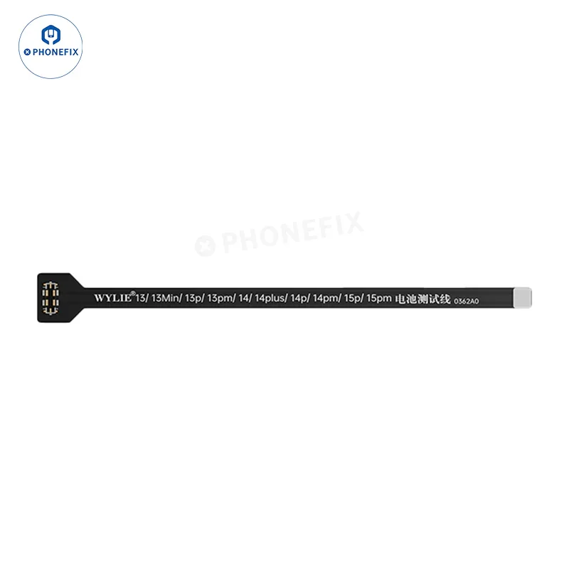 Câble flexible de test d'extension de batterie WYLIE pour iPhone 8-17 Pro Max