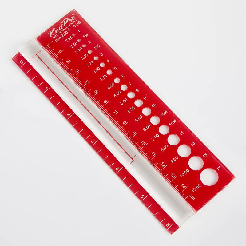 knit pro calibreur de jauge avec loupe