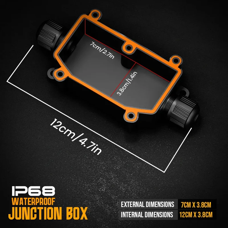 Boîte de Jonction Étanche IP68 pour Câble Électrique ~5599