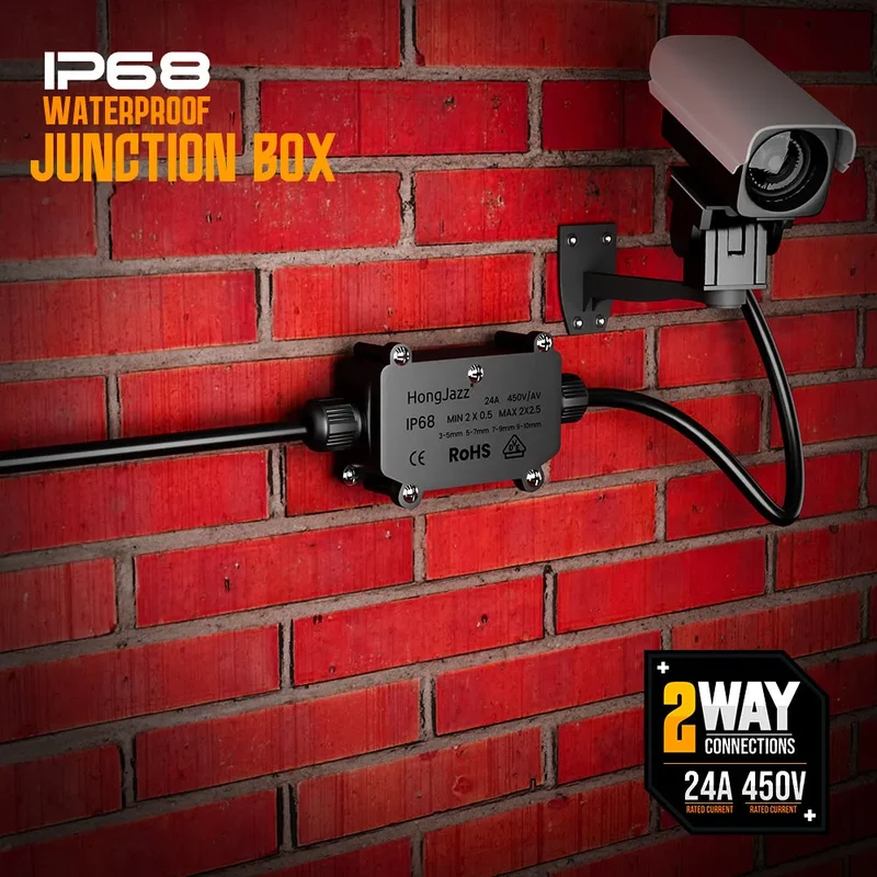 Boîte de Jonction Étanche IP68 pour Câble Électrique ~5599