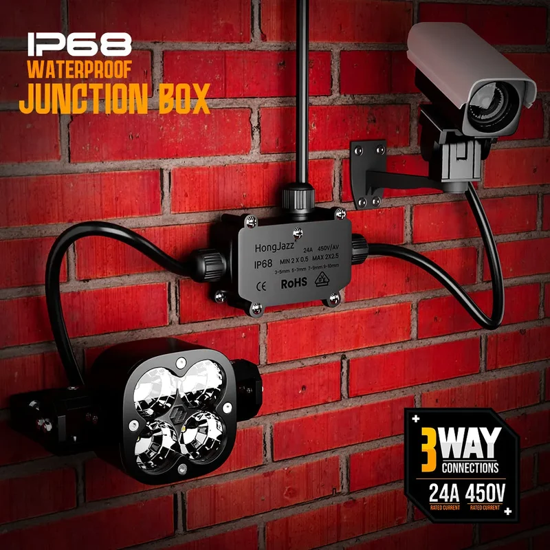 Boîte de Jonction Étanche IP68 pour Câble Électrique ~5599