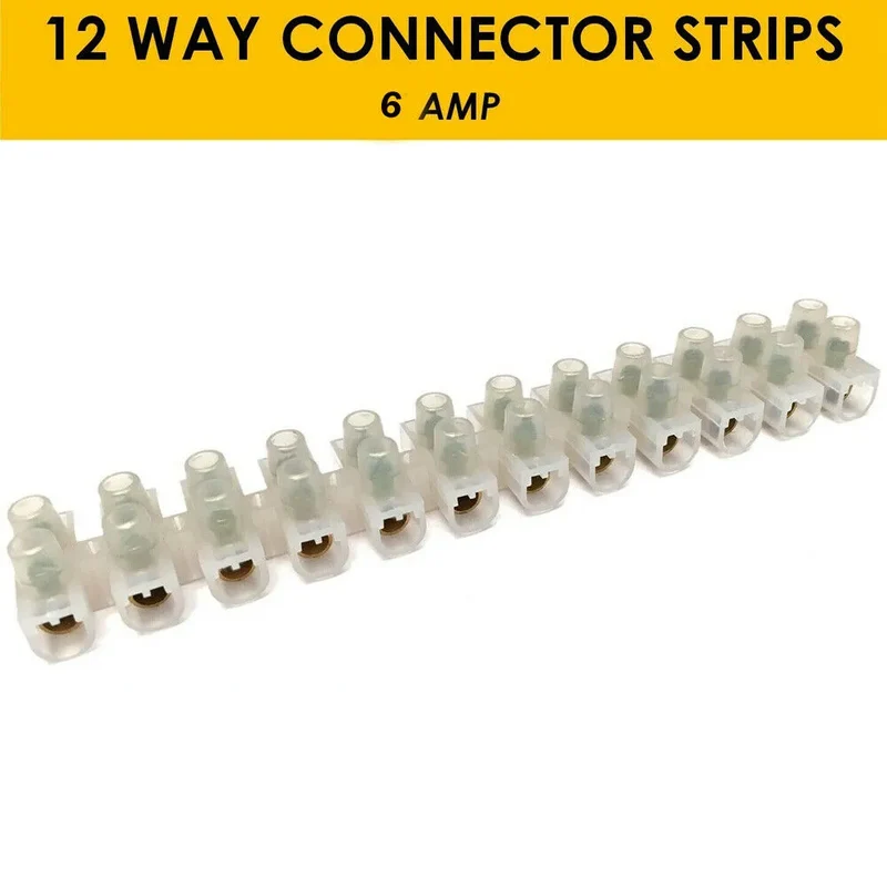 Connecteur borne fil électrique 12 voies bloc cale d'éclairage 3A-60A ~2227