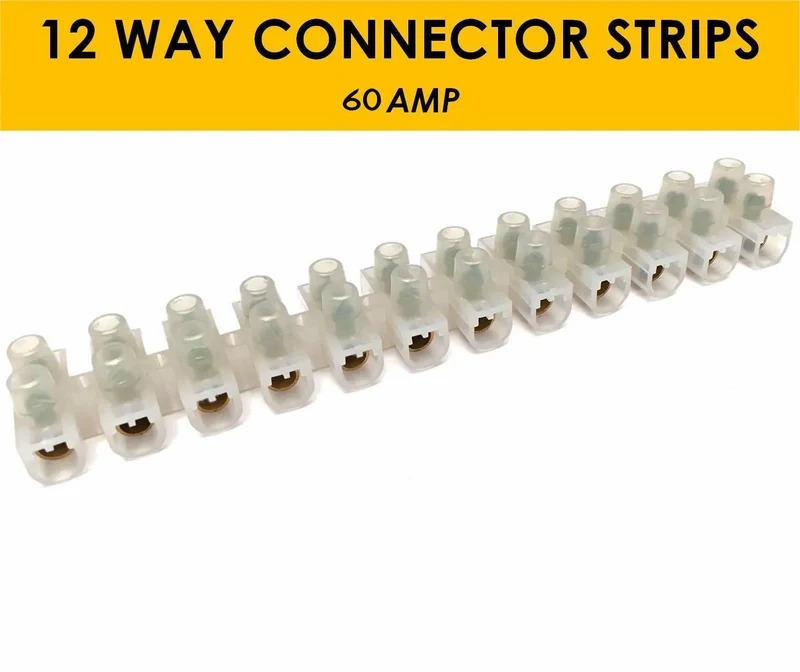 Connecteur borne fil électrique 12 voies bloc cale d'éclairage 3A-60A ~2227