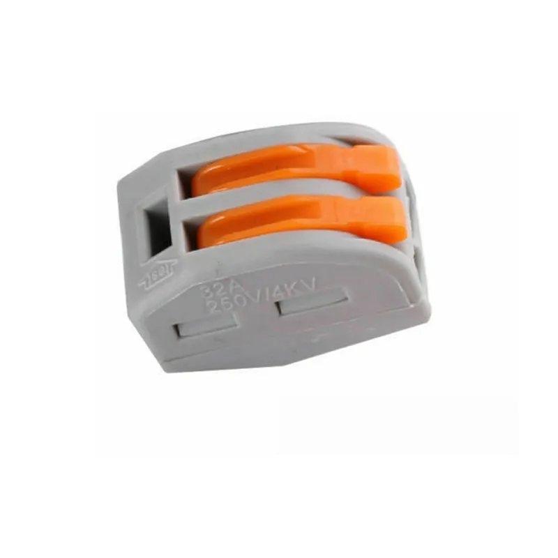 LEDSone Connecteur Électrique à Ressort Réutilisable à Levier – 2 Conducteurs ~2035