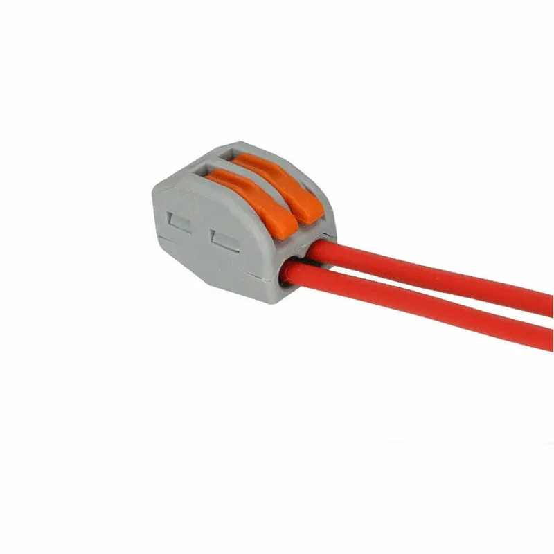 LEDSone Connecteur Électrique à Ressort Réutilisable à Levier – 2 Conducteurs ~2035