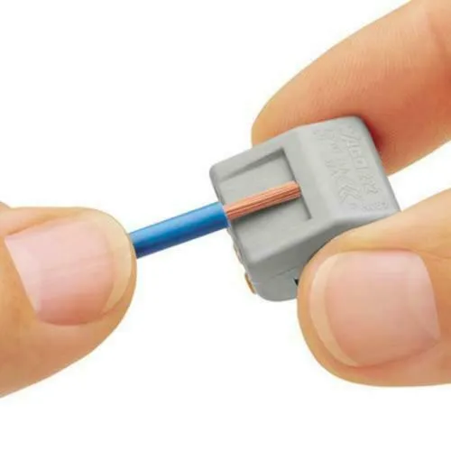 LEDSone Connecteur Électrique à Ressort Réutilisable à Levier – 2 Conducteurs ~2035