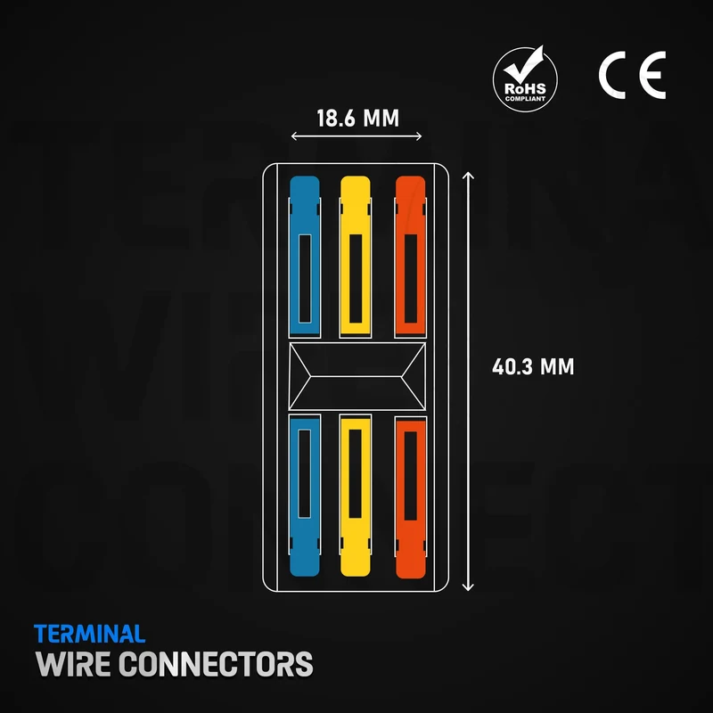 Connecteur Électrique Rapide 3 Voies à Levier – Clipsable et Réutilisable ~2038