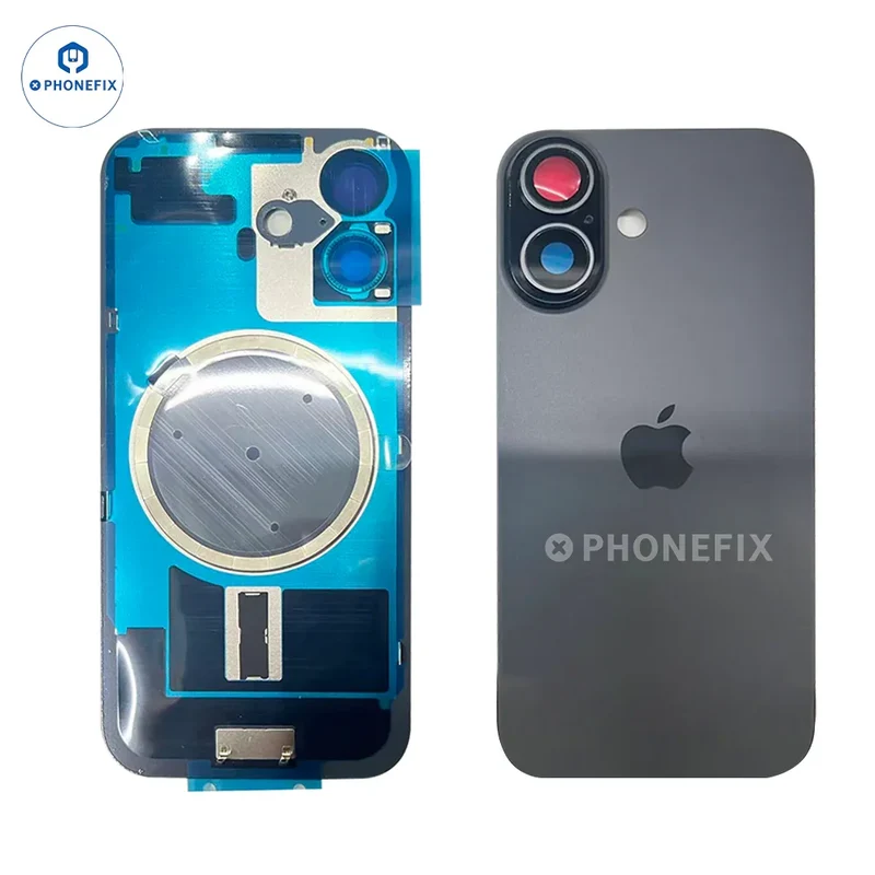 Verre arrière pour iPhone 17/Air/17 Pro Max avec anneau magnétique MagSafe