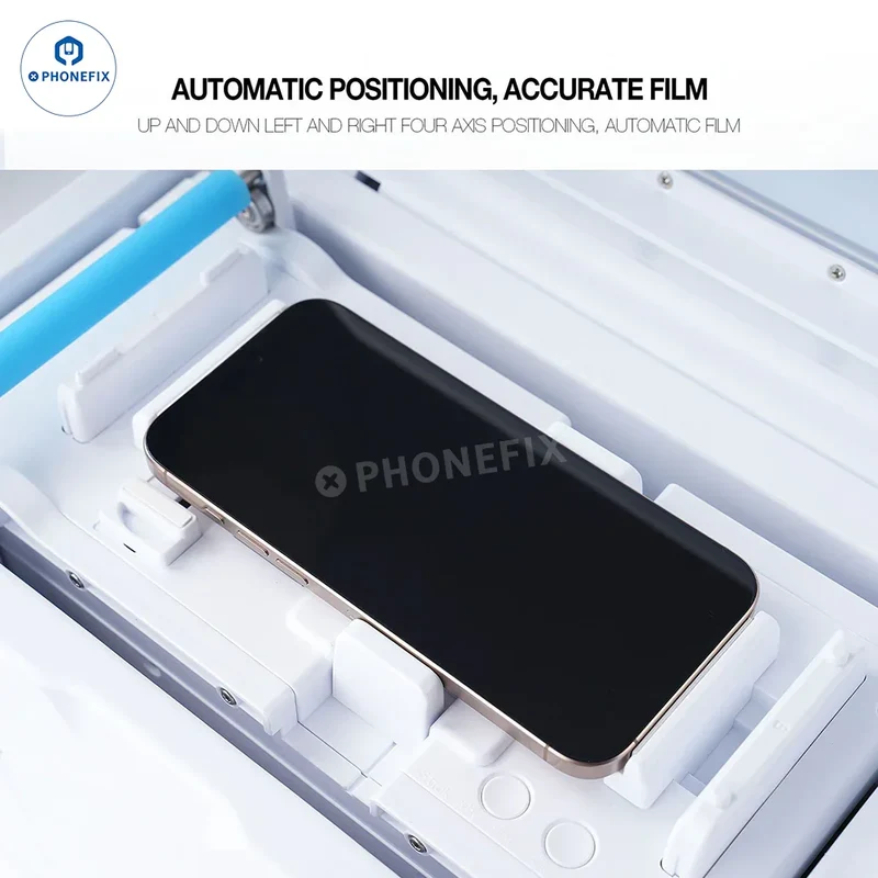 Machine de découpe, de lamination et de polymérisation UV pour films hydrogel d'écran de téléphone