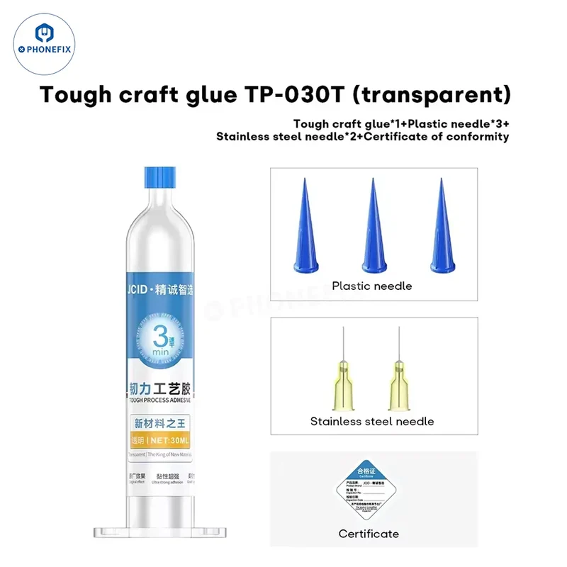 Colle JCID Tough Process TP Nano pour la réparation de téléphones portables