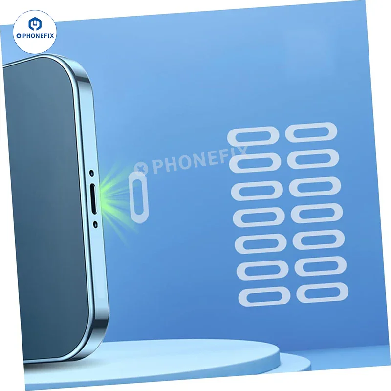 Film protecteur lumineux pour port de charge de téléphones portables