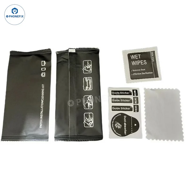 Lingettes alcoolisées pour le nettoyage de l'écran et de l'objectif de l'appareil photo de votre téléphone