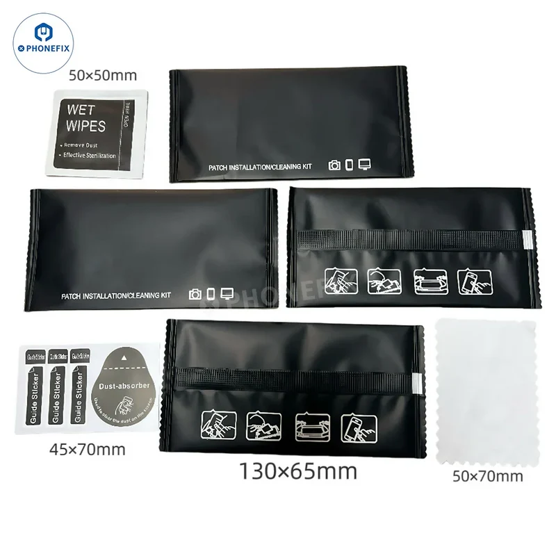 Lingettes alcoolisées pour le nettoyage de l'écran et de l'objectif de l'appareil photo de votre téléphone