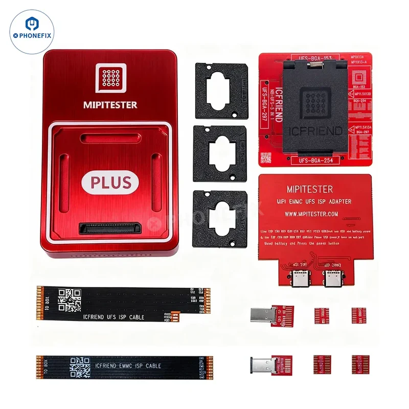 Boîtier MiPi Plus, programmateur de circuits intégrés eMMC UFS avec support BGA153/254/297