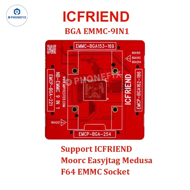 Boîtier MiPi Plus, programmateur de circuits intégrés eMMC UFS avec support BGA153/254/297